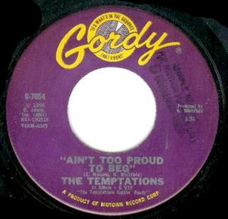 Aint Too Proud to Beg Single by The Temptations