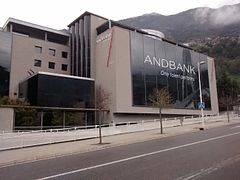 Andbank branch in Andorra la Vella.