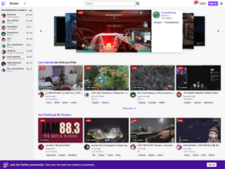 <span class="mw-page-title-main">Twitch (service)</span> American live-streaming platform