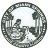 نشان رسمی City of Miami Springs, Florida