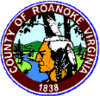 نشان رسمی Roanoke County