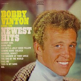 Studioalbumin Bobby Vinton Sings the Newest Hits kansikuva