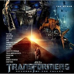 Soundtrack-albumin Transformers: Revenge of the Fallen – The Album kansikuva