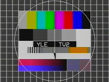 Yle TV2:n testikuva 1990 – 17. helmikuuta 2003.