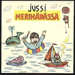 Studioalbumin Jussi merihädässä kansikuva