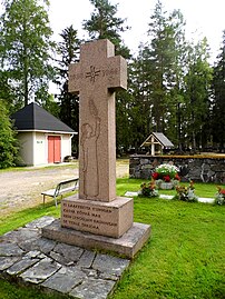 Lestijärven sankarimuistomerkki, 1957, Lestijärvi.