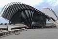 Le hall de la gare de Lyon-Saint-Exupéry, directement connectée à l'aéroport du même nom.