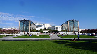 Vue sur le parc André-Citroën.