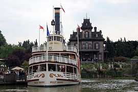 Frontierland au parc Disneyland.