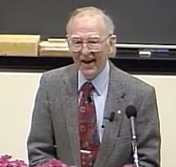Krebs előadása a stockholmi Karolinska Intézetben (1992. december 8.)