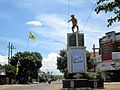 Patung kebo-keboan di Simpang Tiga Wonorekso