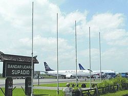 Bandara Supadio di Sungai Raya