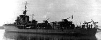 La torpediniera Fortunale nel 1947