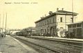 La stazione di Legnano nel 1920