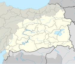 Erzîrom li ser nexşeya Bakurê Kurdistanê nîşan dide