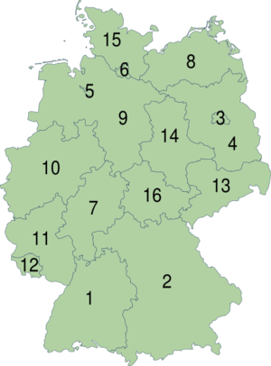 Ij Bundesländer dla Gërmania