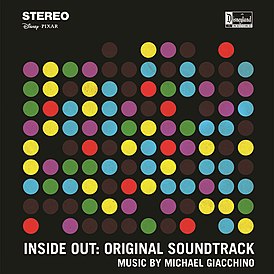 Обложка альбома Майкла Джаккино «Inside Out: Original Soundtrack» (2015)