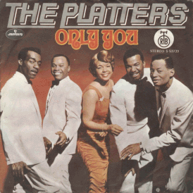 Обложка сингла The Platters «The Great Pretender» (1955)