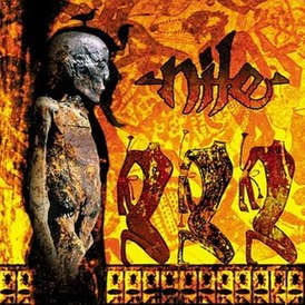 Обложка альбома Nile «Amongst the Catacombs of Nephren-Ka» (1998)