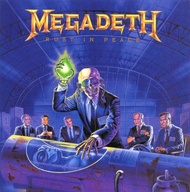 Обложка альбома Megadeth «Rust in Peace» (1990)