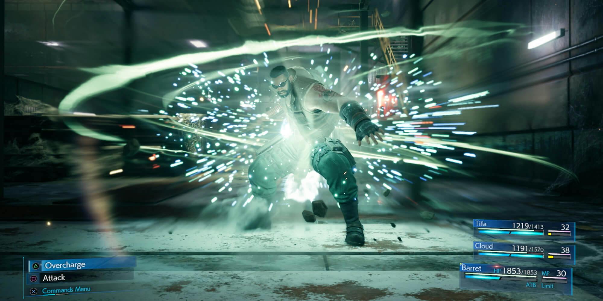 Final Fantasy VII Remake - combat