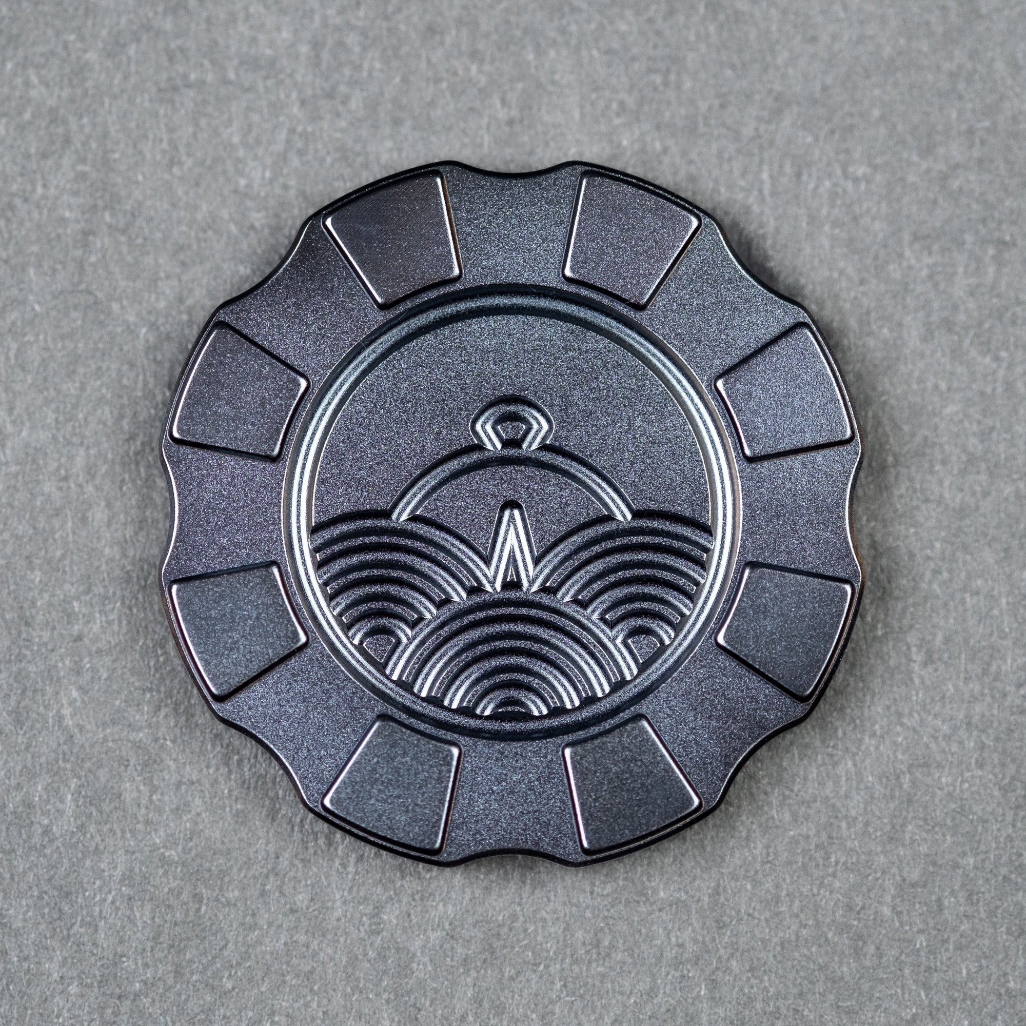 HiTex Gear x Urban EDC Poker Chip - Space Black Oreo Titanium (Yamato Exclusive)