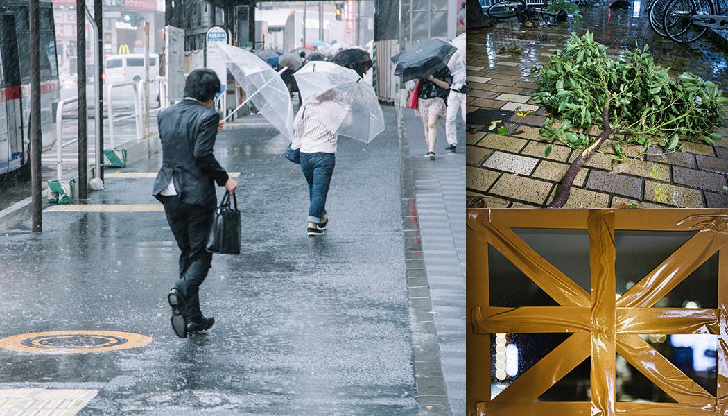 台風に関する写真