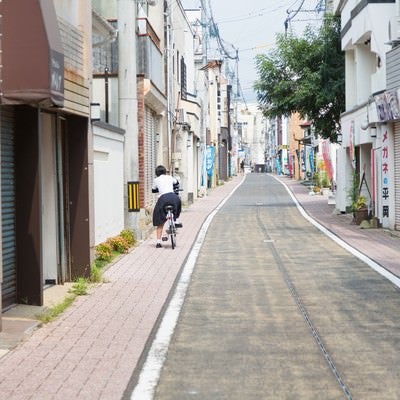 伊万里市まちなか一番館の通りの写真