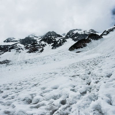 雪崩の巣窟（涸沢カール）の写真