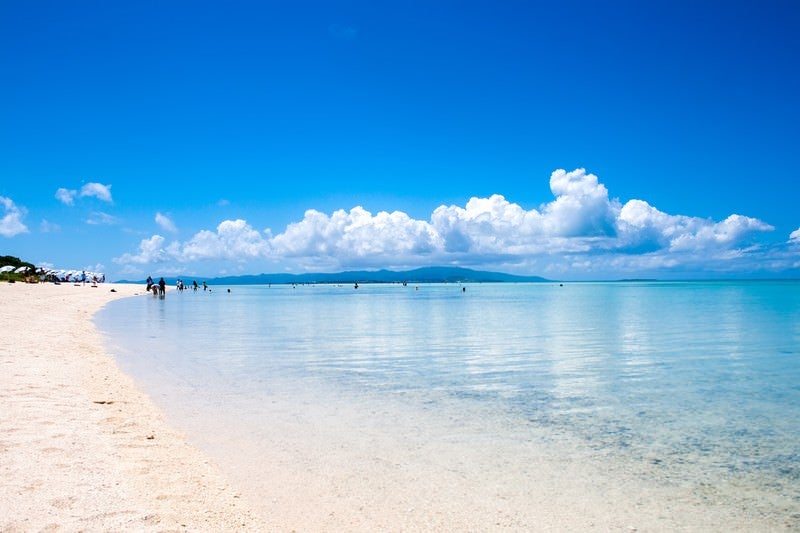 竹富島のビーチの写真