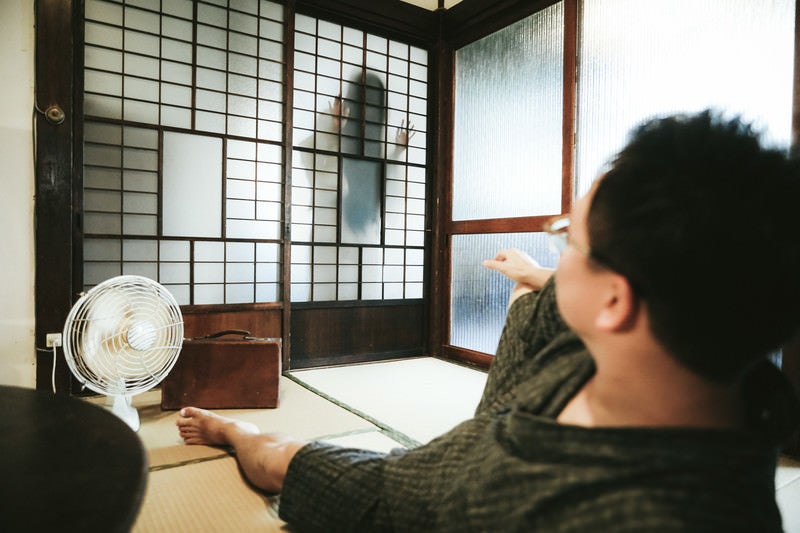 古民家に巣食う幽霊登場の写真