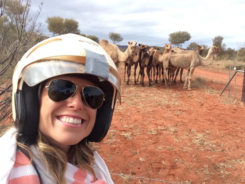 Though feral, these camels that we stumbled upon were so cute!