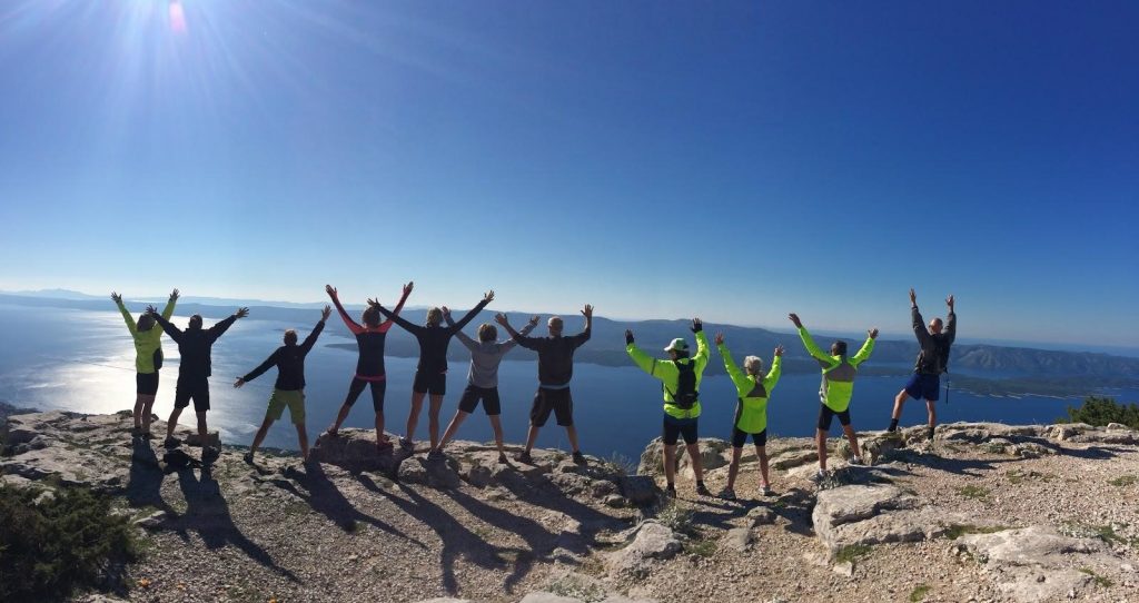 The View from the top of the hill in Brac!