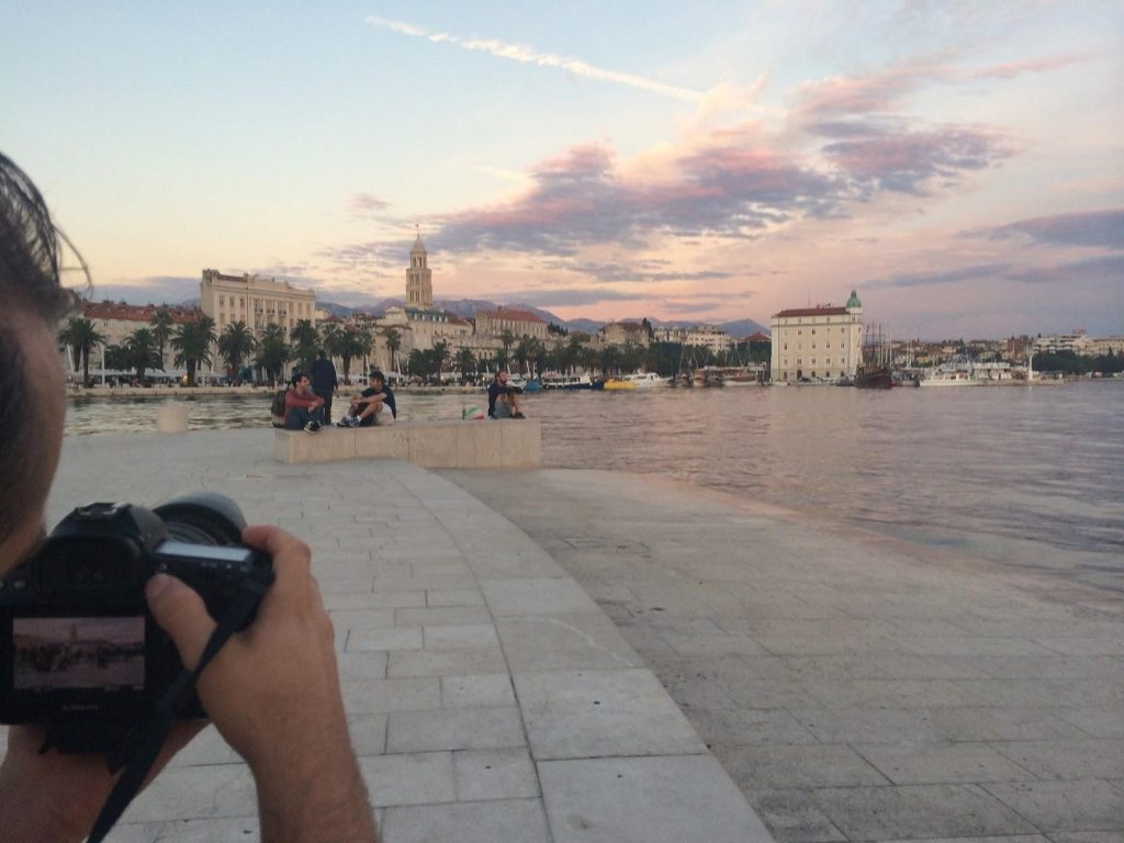 Sunset in Split