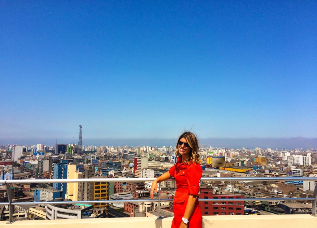 Lima skyline from one of the tallest buildings in the city