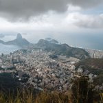 Looking toward Sugarloaf Mountain from Corcovado