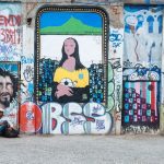 Colorful graffiti in Rio’s Lapa neighborhood