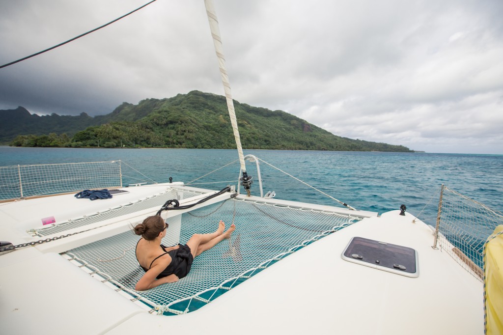 Cruising in Huahine