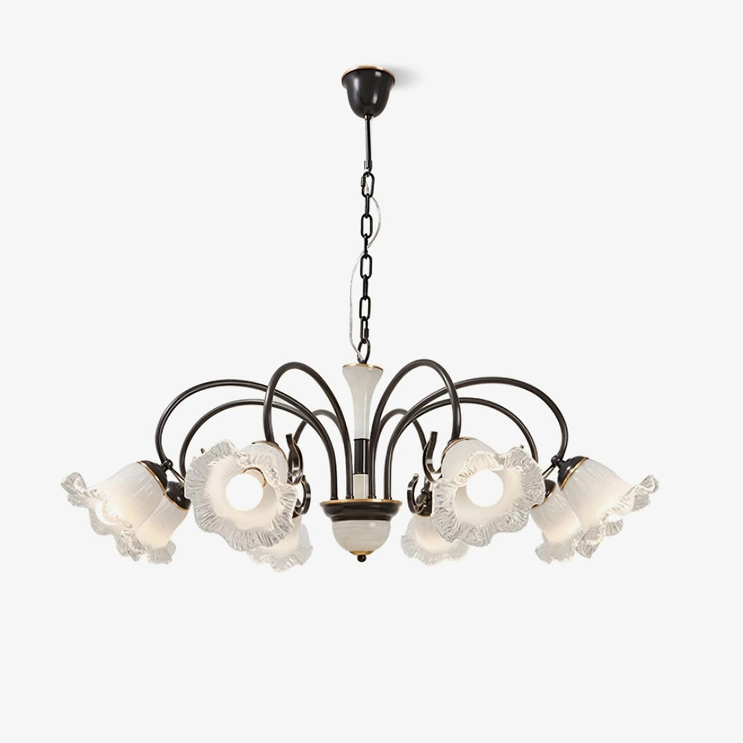 Luce Black Chandelier - Vakkerlight