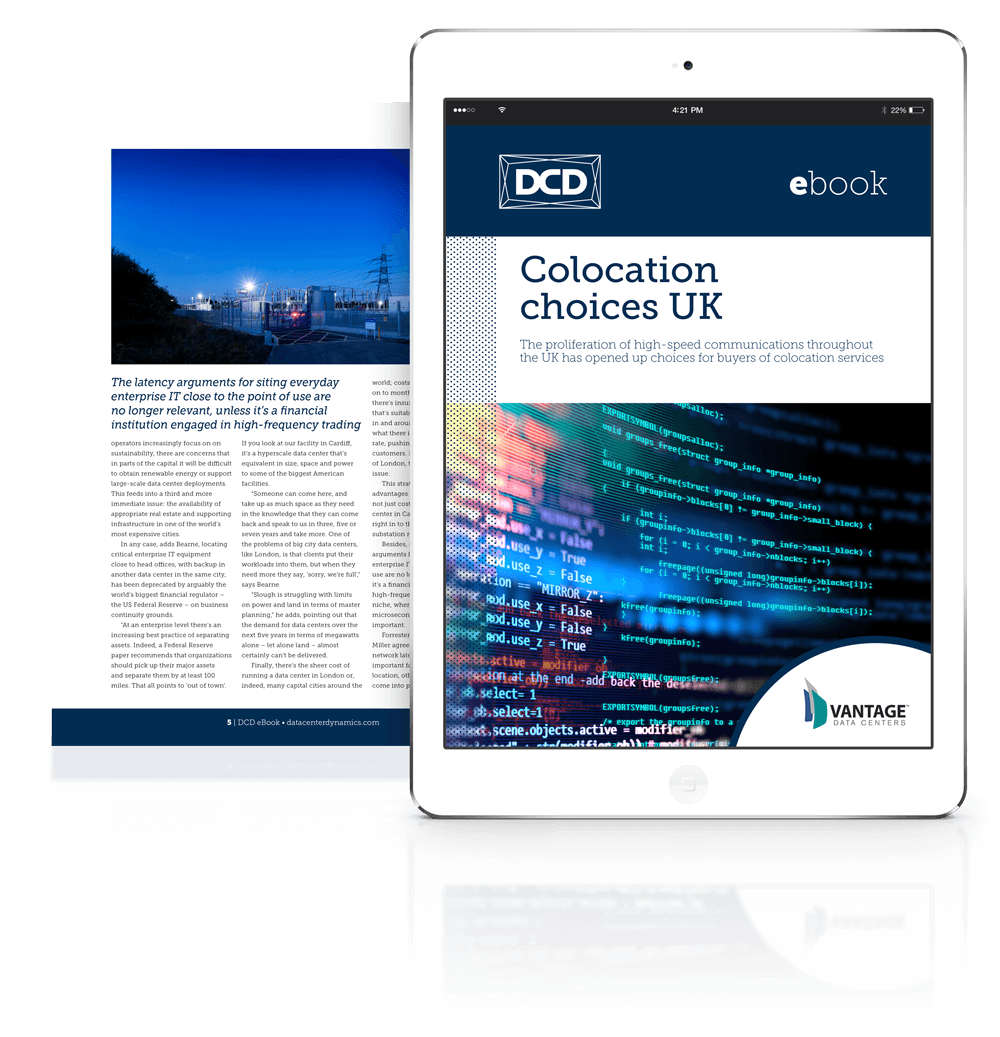 Representation of Colocation eBook on tablet