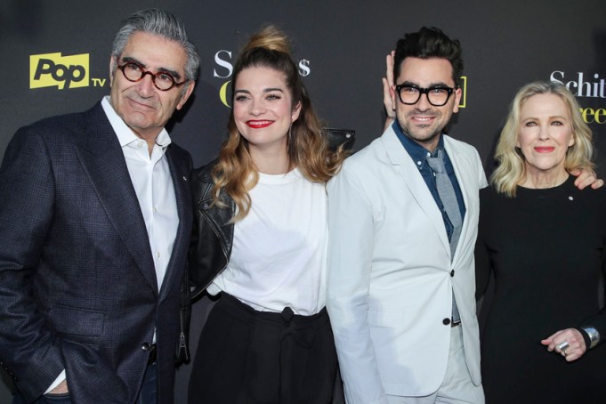 Eugene Levy, Annie Murphy, Daniel Levy and Catherine O'Hara'Schitt’s Creek' TV Show FYC Screening, Arrivals, Los Angeles, USA - 30 May 2019