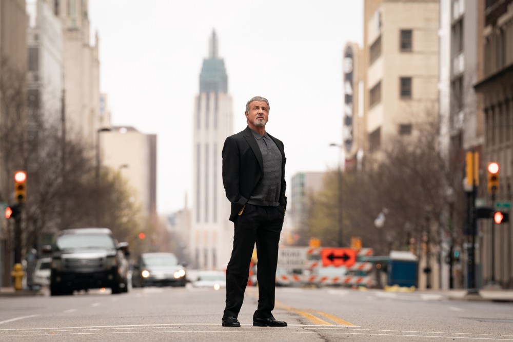 Slyvester Stallone as Dwight Manfredi of the Paramount+ original series TULSA KING. Photo Cr: Brian Douglas/Paramount+