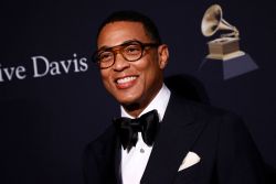 US television journalist Don Lemon arrives for the Recording Academy and Clive Davis pre-Grammy gala at the Beverly Hilton hotel in Beverly Hills, California on February 4, 2023. (Photo by Michael TRAN / AFP) (Photo by MICHAEL TRAN/AFP via Getty Images)