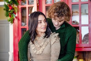 THE KNIGHT BEFORE CHRISTMAS, from left: Vanessa Hudgens, Josh Whitehouse, 2019. ph: Brooke Palmer / © Netflix / courtesy Everett Collection