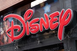 Sign for the media brand Disney Store on 19th December 2020 in London, United Kingdom. The Walt Disney Company, commonly known as Walt Disney or simply Disney, is an American diversified multinational mass media and entertainment conglomerate. (photo by Mike Kemp/In Pictures via Getty Images)