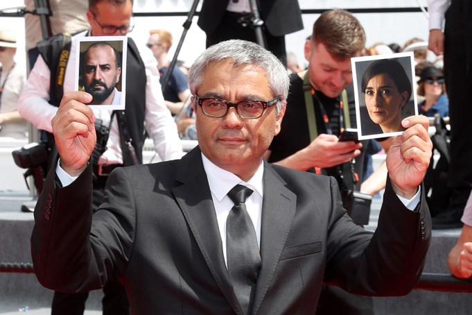 CANNES, FRANCE - MAY 24: Mohammad Rasoulof attends the "The Seed Of The Sacred Fig" Red Carpet at the 77th annual Cannes Film Festival at Palais des Festivals on May 24, 2024 in Cannes, France. (Photo by Victor Boyko/Getty Images)