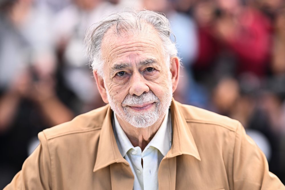 CANNES, FRANCE - MAY 17: Francis Ford Coppola attends the "Megalopolis" Photocall at the 77th annual Cannes Film Festival at Palais des Festivals on May 17, 2024 in Cannes, France. (Photo by Stephane Cardinale - Corbis/Corbis via Getty Images)