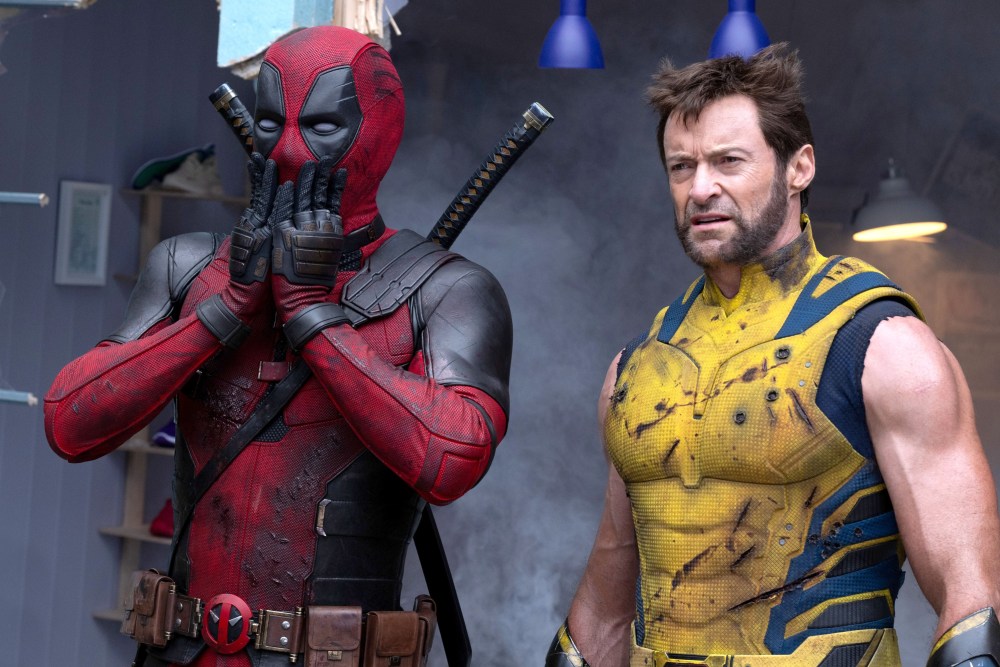 DEADPOOL & WOLVERINE, (aka DEADPOOL AND WOLVERINE, aka DEADPOOL 3), from left: Ryan Reynolds as Deadpool, Hugh Jackman as Wolverine, 2024. ph: Jay Maidment /© Marvel / © Walt Disney Studios Motion Pictures / Courtesy Everett Collection