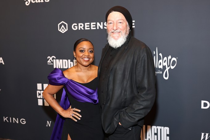 LOS ANGELES, CALIFORNIA - DECEMBER 05: (L-R) Quinta Brunson and Randall Einhorn attend Critics Choice Association's 5th Annual Celebration Of Black Cinema & Television at Fairmont Century Plaza on December 05, 2022 in Los Angeles, California. (Photo by Matt Winkelmeyer/Getty Images for Critics Choice Association)