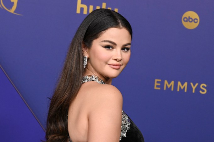 Selena Gomez at the 76th Primetime Emmy Awards held at Peacock Theater on September 15, 2024 in Los Angeles, California.